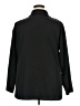 Unbranded Solid Black 3/4 Sleeve Button-Down Shirt Size XXL - photo 2