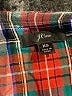 J.Crew Plaid White 3/4 Sleeve Blouse Size XS - photo 7