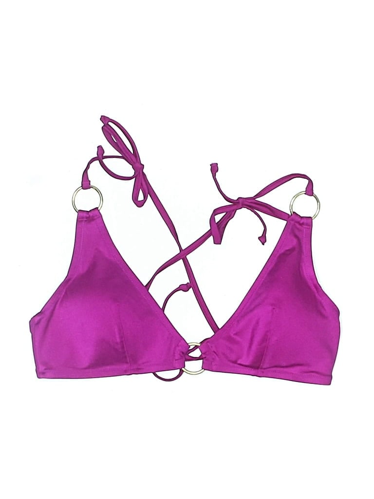 Pre-owned H&m Swimsuit Top Purple Swimwear