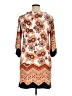 En Focus Studio Print Orange Casual Dress Size 14 - photo 2