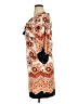 En Focus Studio Print Orange Casual Dress Size 14 - photo 5