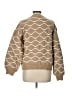 BaeVely 100% Polyester Chevron-herringbone Tan Pullover Sweater Size L - photo 2