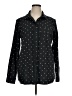 Eddie Bauer 100% Cotton Polka Dots Black Long Sleeve Button-Down Shirt Size XL (tall) - photo 1