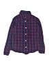 Nordstrom 100% Cotton Plaid Blue Long Sleeve Button-Down Shirt Size 7 - photo 1