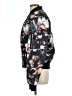 White Mark 100% Polyester Floral Black Jacket Size L - photo 5