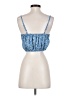 Shein Blue Sleeveless Blouse Size 4 - photo 2