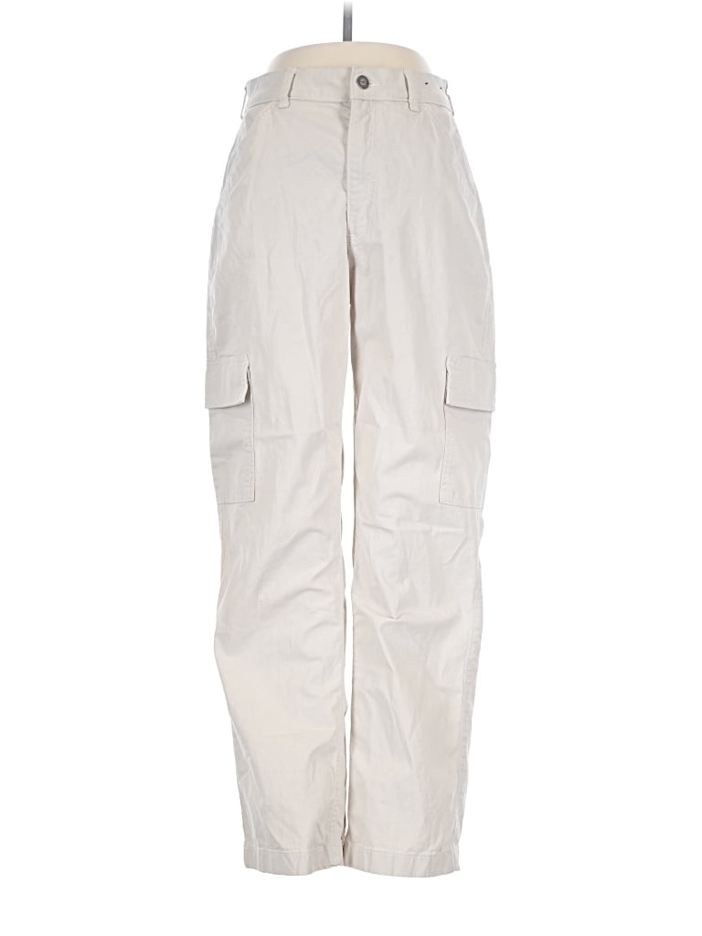 Pre-owned Hollister Cargo Pants In Ivory