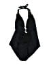 Kona Sol Paisley Black One Piece Swimsuit Size M - photo 2