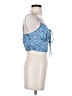 Shein Blue Sleeveless Blouse Size 4 - photo 4