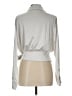 Hutch Silver Long Sleeve Blouse Size L - photo 2