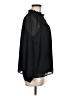 Ann Taylor LOFT 100% Polyester Polka Dots Black Long Sleeve Blouse Size M - photo 4