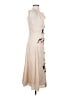 DKNY 100% Polyester Print Tan Cocktail Dress Size 2 - photo 4