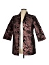 Alex Evenings 100% Polyester Paisley Brown Coat Size XL - photo 1