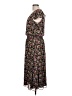 MSK 100% Polyester Floral Black Casual Dress Size L - photo 5