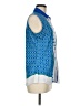 Bermuda Sands 100% Polyester Blue Sleeveless Blouse Size M - photo 4