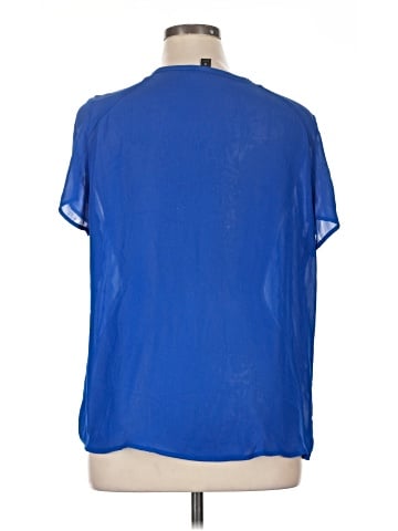Worthington Short Sleeve Blouse (view 2)