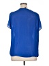 Worthington 100% Polyester Blue Short Sleeve Blouse Size 1X - photo 2
