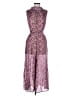 Julie Harrah 100% Silk Floral Purple Jumpsuit Size XS - photo 1