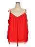 The Limited 100% Polyester Orange Sleeveless Blouse Size 2X - photo 1