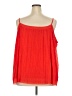 The Limited 100% Polyester Orange Sleeveless Blouse Size 2X - photo 2