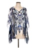 Harlow Zee 100% Polyester Blue Kimono Size L - photo 1