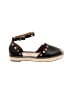 Halogen 100% Leather Black Flats Size 5 - photo 1
