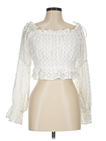 Selfie Leslie Long Sleeve Blouse (view 1)