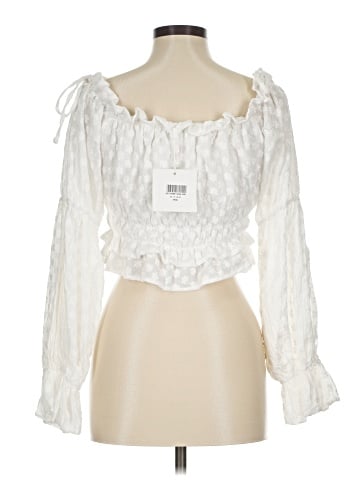 Selfie Leslie Long Sleeve Blouse (view 2)