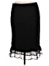 Express 100% Nylon Black Formal Skirt Size 7 - 8 - photo 2