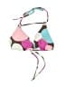 Assorted Brands Graphic Pink Swimsuit Top Size L - photo 1