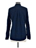 Madewell 100% Cotton Checkered-gingham Blue Long Sleeve Button-Down Shirt Size M - photo 2