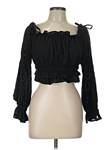 Selfie Leslie 3/4 Sleeve Blouse (view 1)
