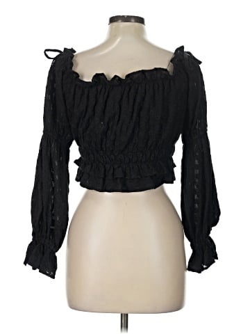 Selfie Leslie 3/4 Sleeve Blouse (view 2)