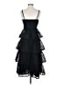 Lulus 100% Polyester Polka Dots Black Cocktail Dress Size S - photo 2
