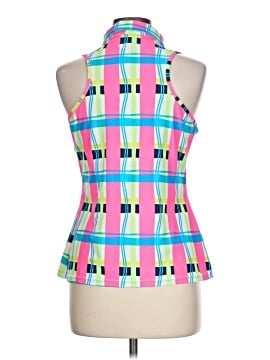 Tzu Tzu Sleeveless Button-Down Shirt (view 2)