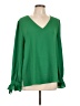 CeCe Green Long Sleeve Blouse Size L - photo 1