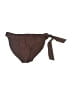 SKYE Solid Brown Swimsuit Bottoms Size L - photo 1