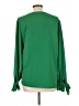 CeCe Green Long Sleeve Blouse Size L - photo 2