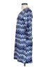 Kaeli Smith Chevron-herringbone Blue Casual Dress Size S - photo 5