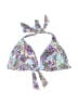 Profile Blush Paisley Purple Swimsuit Top Size M - photo 1