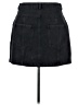Lulus 100% Cotton Solid Black Denim Skirt Size M - photo 2