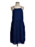 Crosby 100% Polyester Solid Blue Casual Dress Size 2 - photo 1