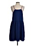 Crosby 100% Polyester Solid Blue Casual Dress Size 2 - photo 2
