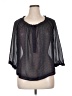 American Eagle Outfitters 100% Polyester Black 3/4 Sleeve Blouse Size XL - photo 1