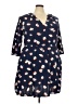 dip 100% Viscose Blue Casual Dress Size 3X - photo 1