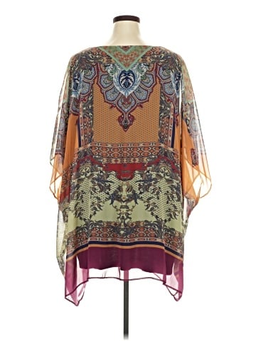 Ulla Popken 3/4 Sleeve Blouse (view 2)