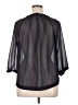 American Eagle Outfitters 100% Polyester Black 3/4 Sleeve Blouse Size XL - photo 2