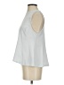Valette 100% Polyester Silver Sleeveless Blouse Size S - photo 5