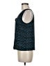PREMISE 100% Polyester Teal Sleeveless Blouse Size M - photo 5