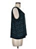 PREMISE 100% Polyester Teal Sleeveless Blouse Size M - photo 4